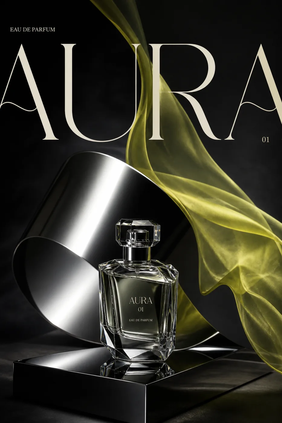 AURA フレグランス広告の制作サンプル